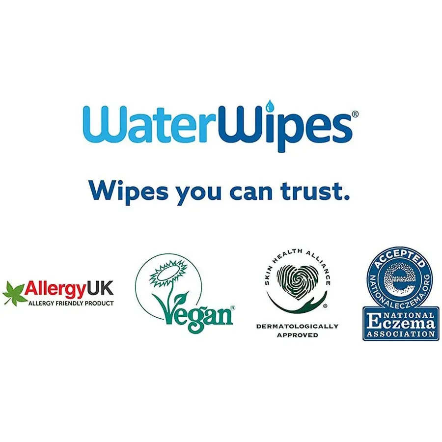 WaterWipes Baby Wipes (4x60's)