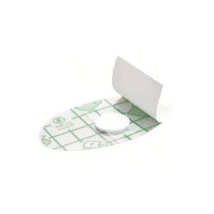 White Plastic Round Bath Rug My-720