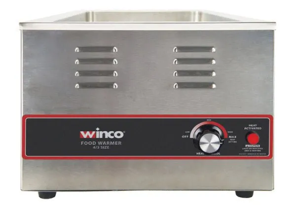 Winco Fw-L600 4/3 Electric Food Warmer, 1500W